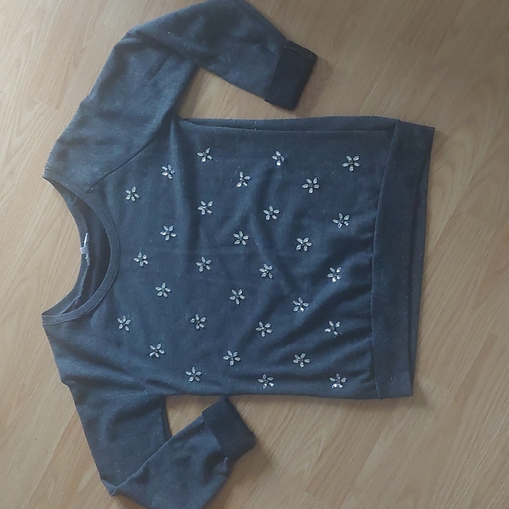 Bejeweled sweatshirt